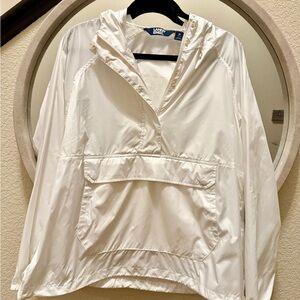 Lands' End Women’s Windbreaker Vintage 90’s: White